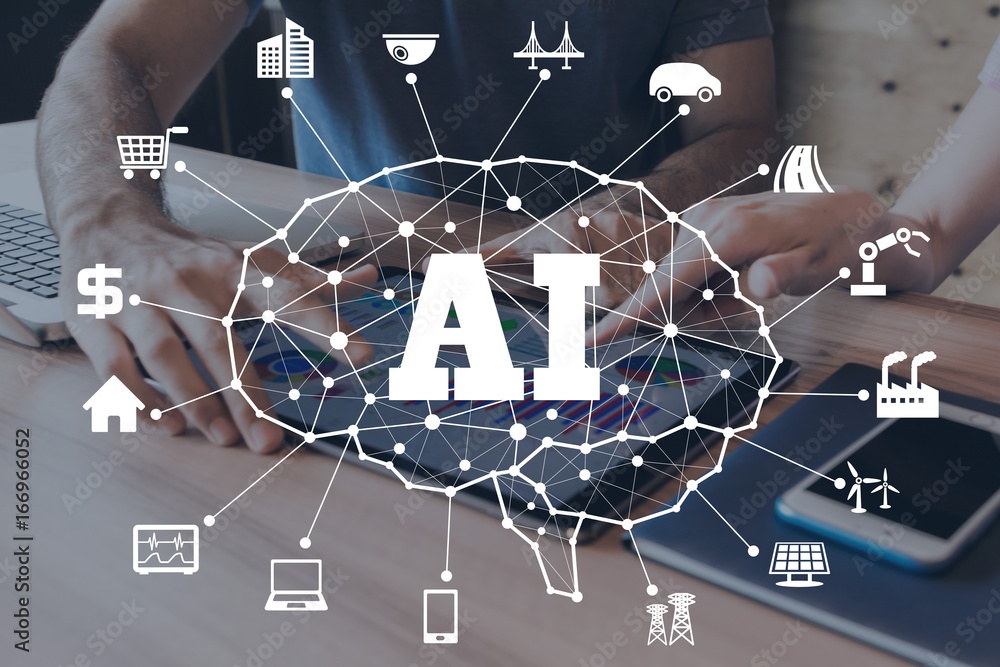 AI(Artificial intelligence) concept.