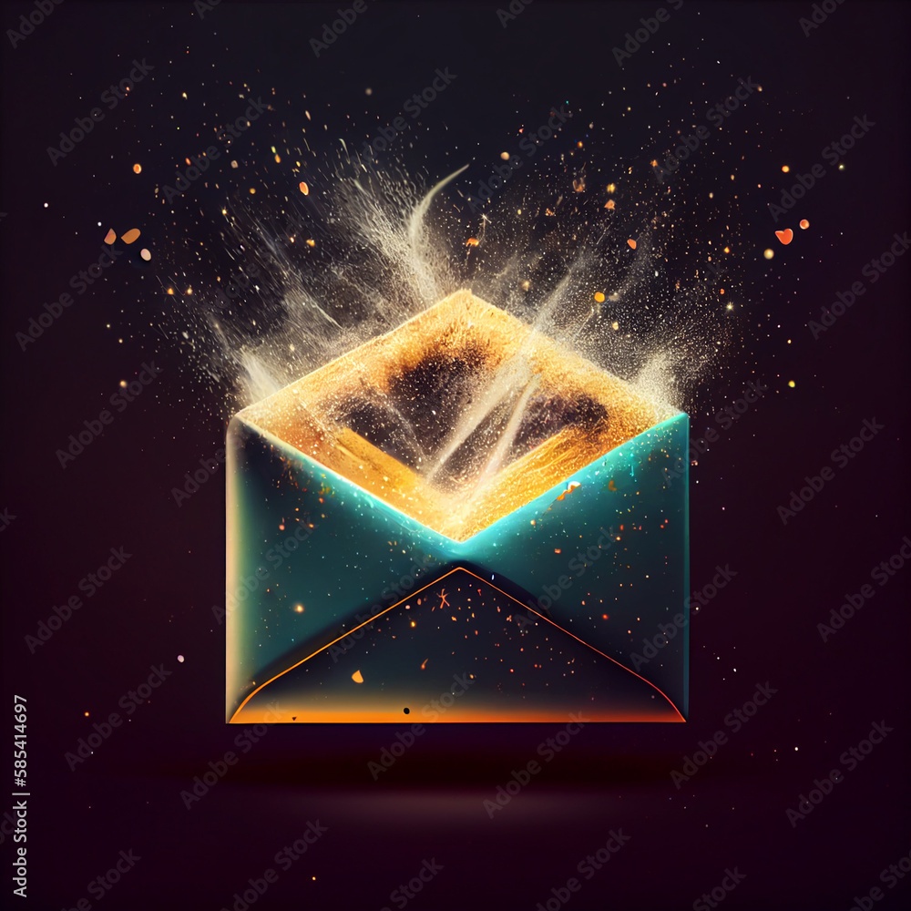 Email and user icon,sign,symbol marketing or newsletter concept, diagram.Sending email.Bulk mail.Email and sms marketing concept. Scheme of direct sales in business. List of clients for mailing