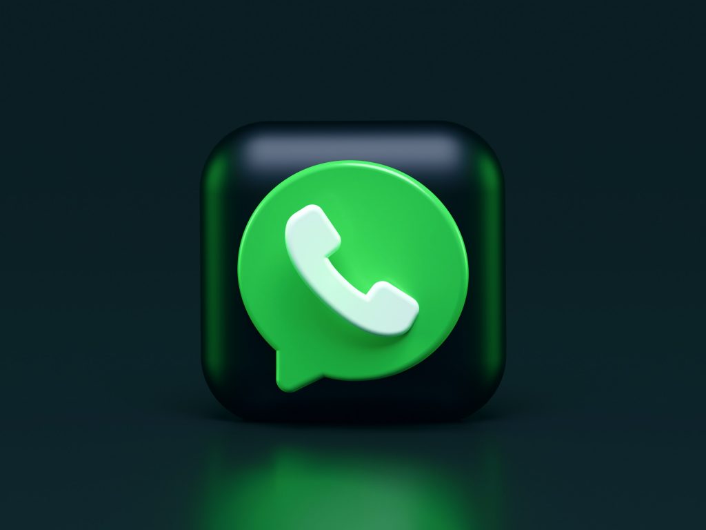 WhatsApp 3d Icon Concept. Dark Mode Style. Write me: alexanderbemore@gmail.com, if you need 3D visuals for your products ????